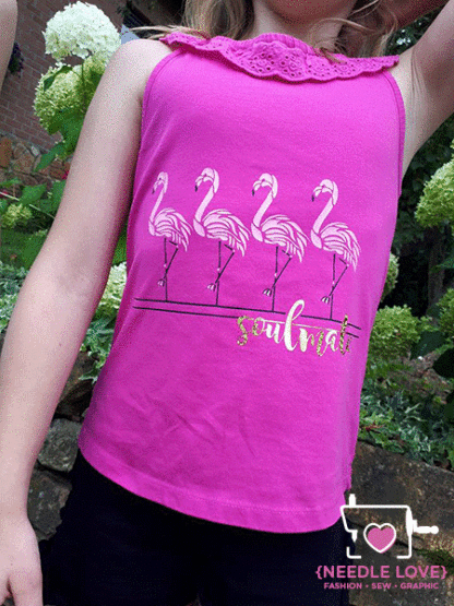 Flamingo Ballett in pink. So süß